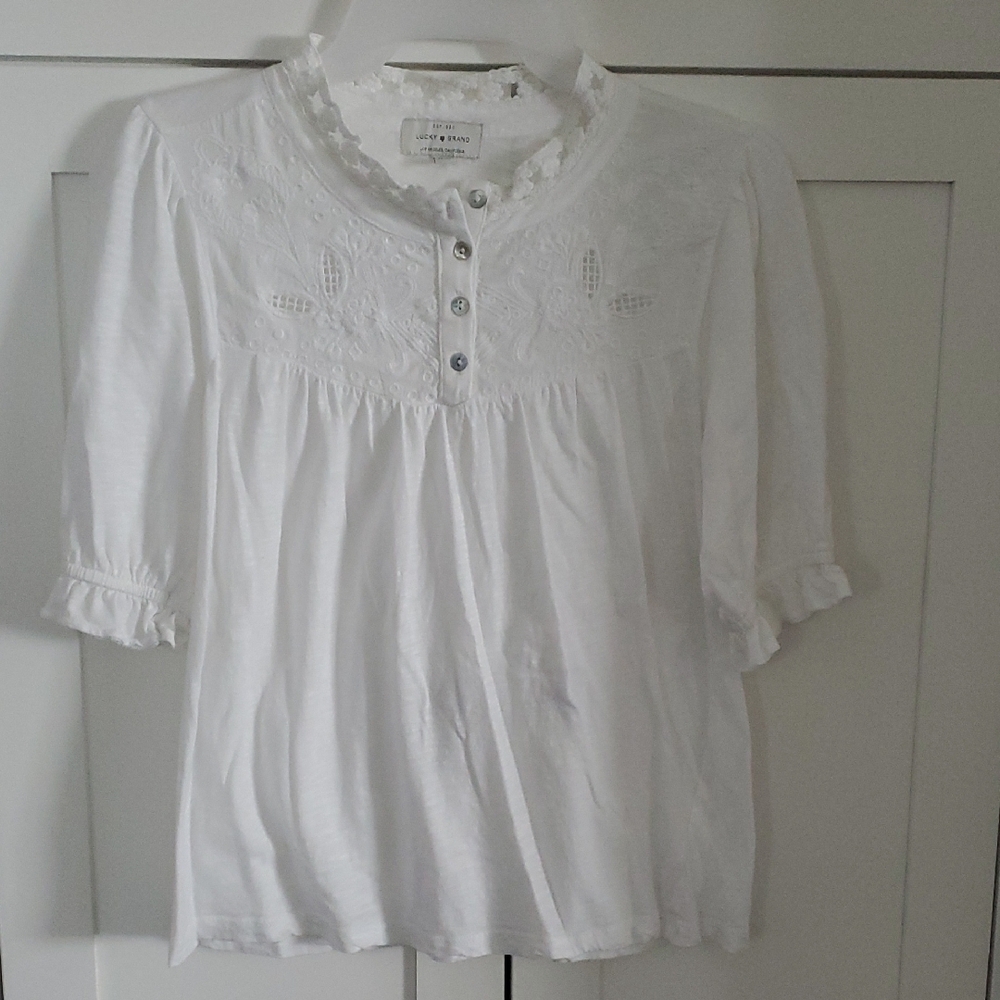 Lucky Brand White Blouse